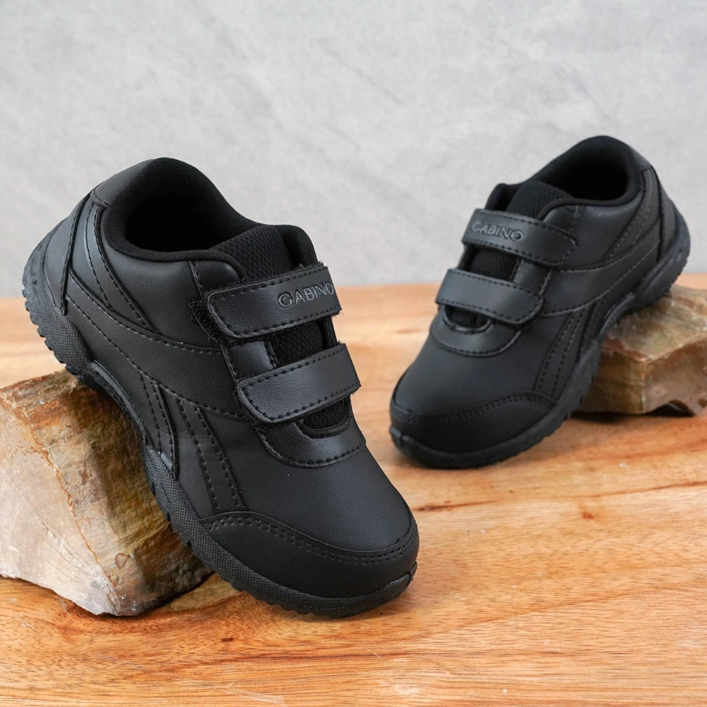 Gabino Sepatu Anak Sekolah Rio Black - G3CB3302