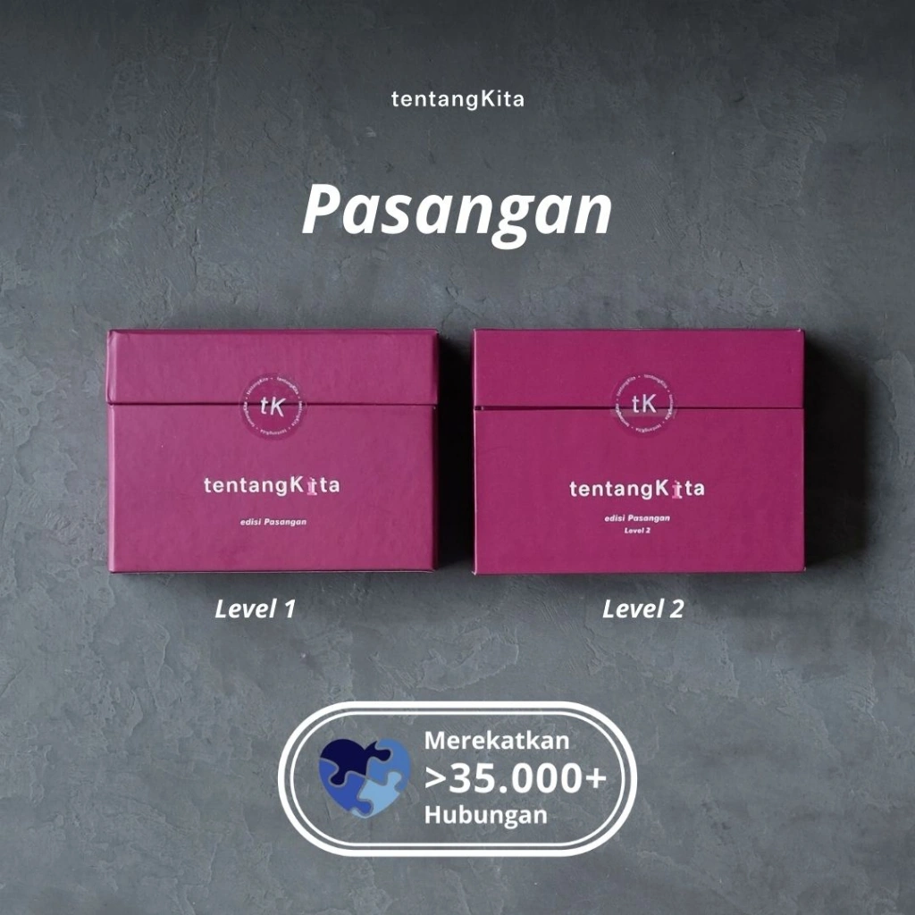 tentangKita - edisi Pasangan I Permainan Kartu Pacaran I Permainan Kartu Obrolan Pasangan I Couple Deep Talk Card Game