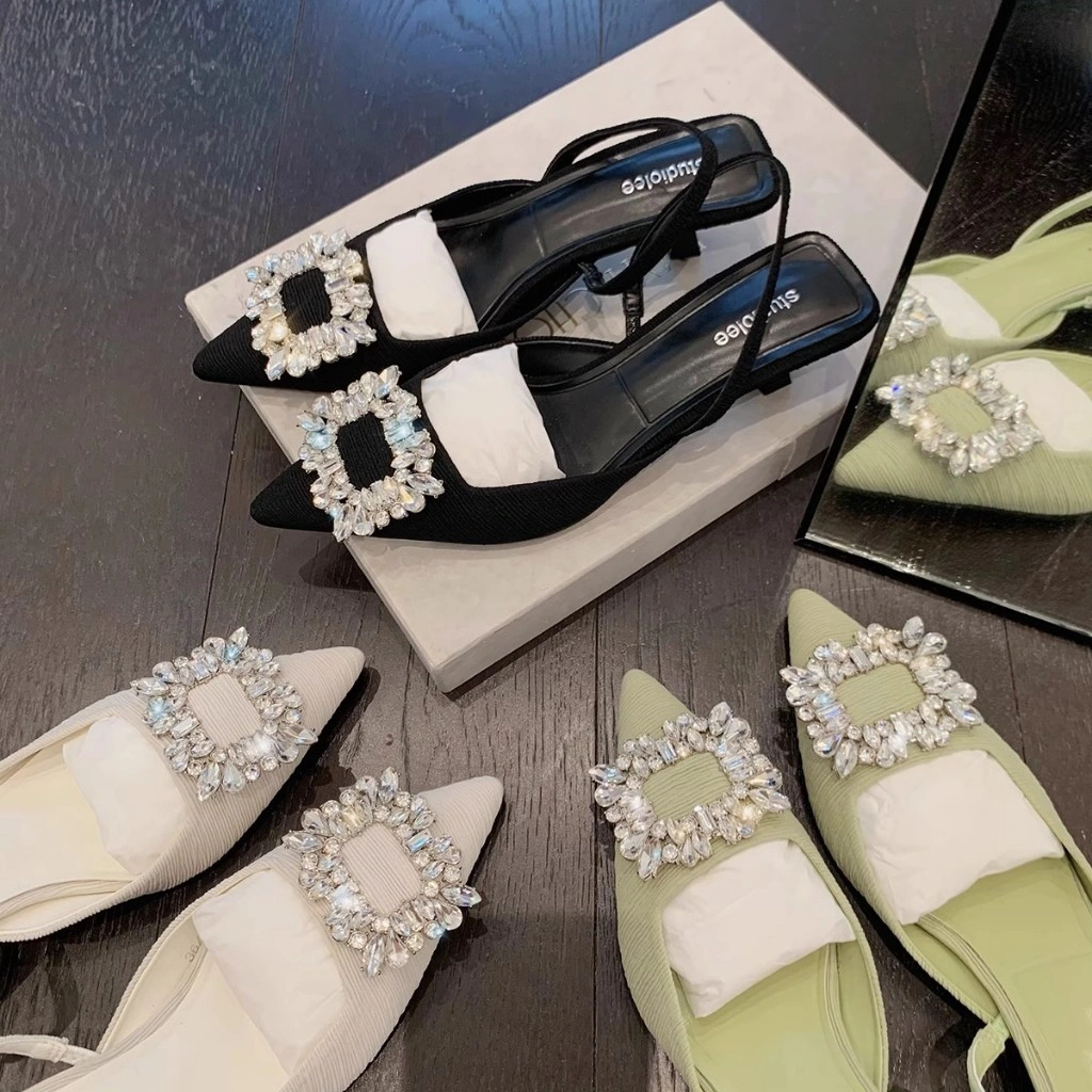 Sepatu Pesta Wanita Heels 4cm Import-Diamond Heels-Sepatu Heels Wanita- Platform Heels