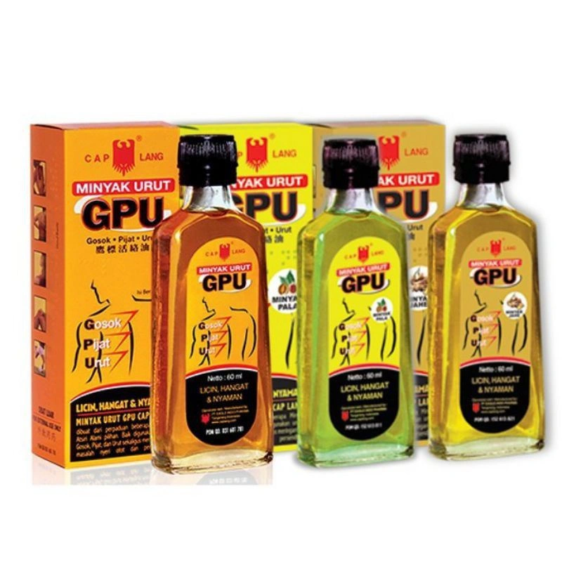 Cap Lang GPU SEREH / JAHE / PALA / 100 ml / 60 ml / 30 ml