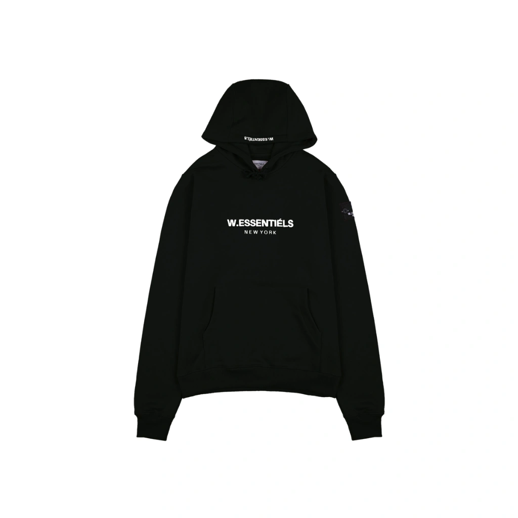 W.Essentiels Jaket Ecume Oversize Hoodie Noir Black