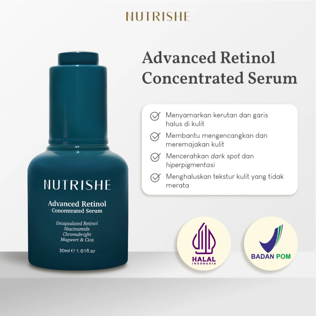(HALAL) NUTRISHE - Advanced Retinol Concentrated Serum x Danang Wisnu