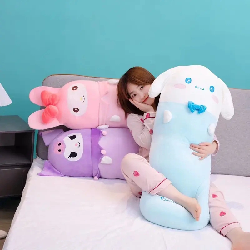 Bantal Guling Boneka Mainan Anak Kuromi My Melody Ukuran 50cm Mainan Anak Perempuan