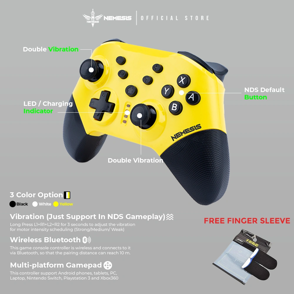 NEMESIS Gamepad Wireless Multiplatform   ROGUE GP200