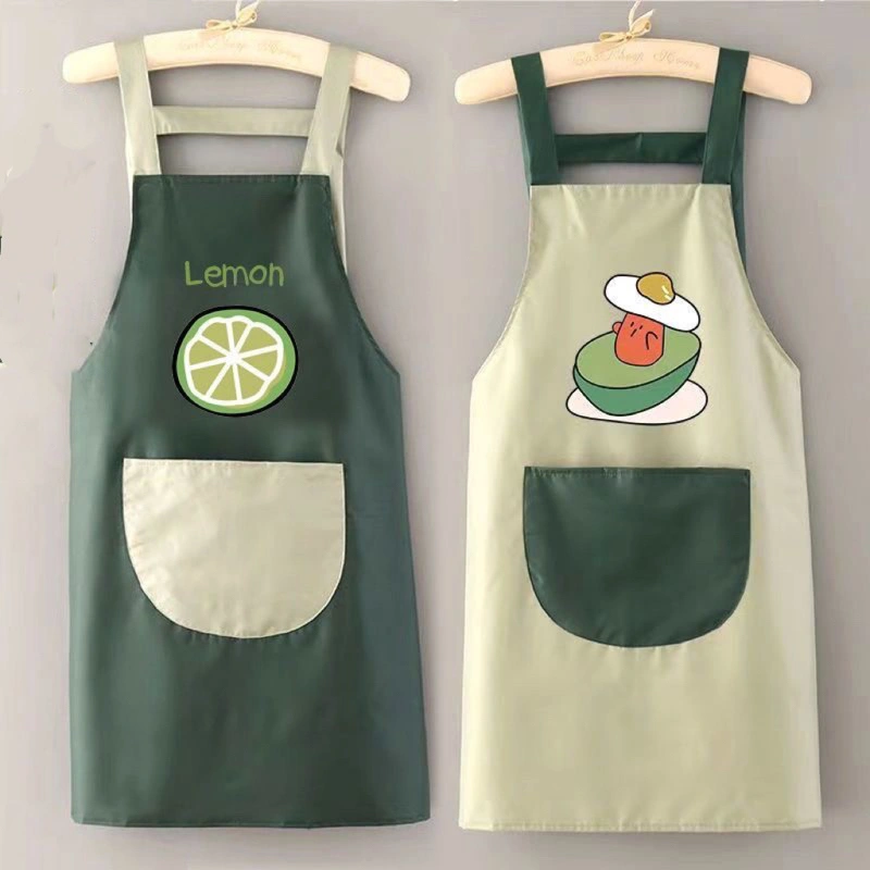 Aveline Apron Celemek Masak Celemek Anti Air / Celemek Waterproof Celemek Masak Kain / Celemek Masak Murah