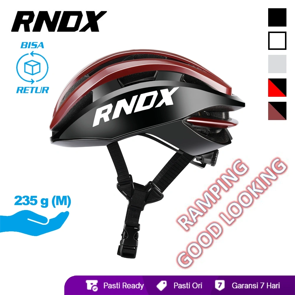 RNOX Carapace - Road Helmet EPS Pekat Helm Roadbike Ramping Anti Cupu Helm Gowes Murah Helm Gowes Original Helm Gowes Ringan Helm Roadbike Ramping helm rnox murah helm rnox terbaru helm slim helm gowes ramping helm roadbike ramping helm mtb helm downhill