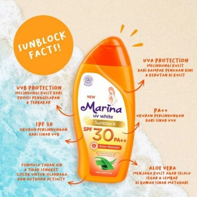 MARINA UV WHITE SUNBLOCK LOTION