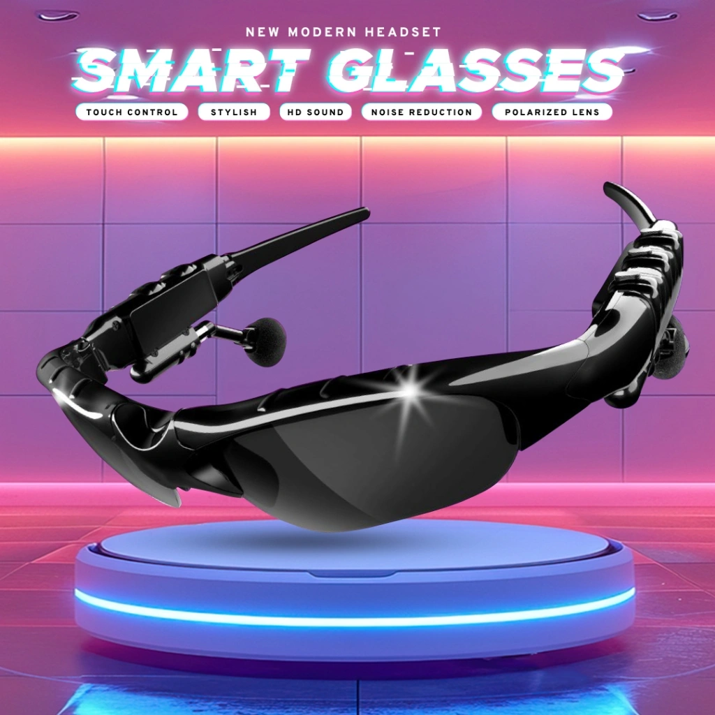 Mochoe COD Smart Glasses Wireless Bluetooth 5.0 Sunglasses Running Outdoor Kacamata Hitam Pria Anti Radiasi UV