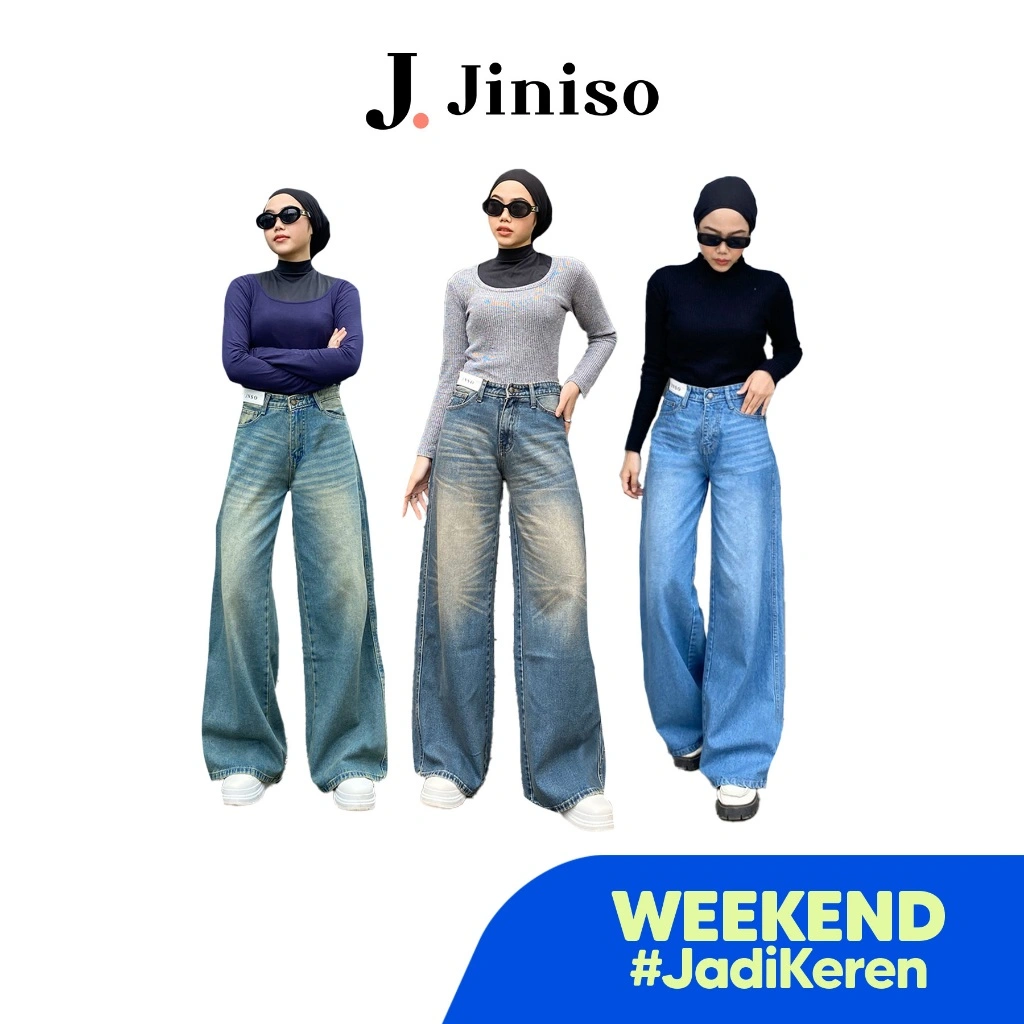 JINISO - Highwaist Oversize Baggy Loose Weekend Jeans