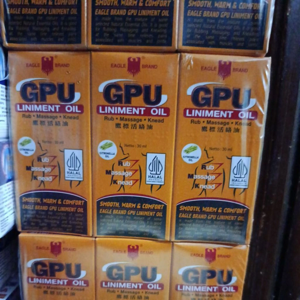 GPU Minyak Urut 30ml 1 slop isi 12pcs