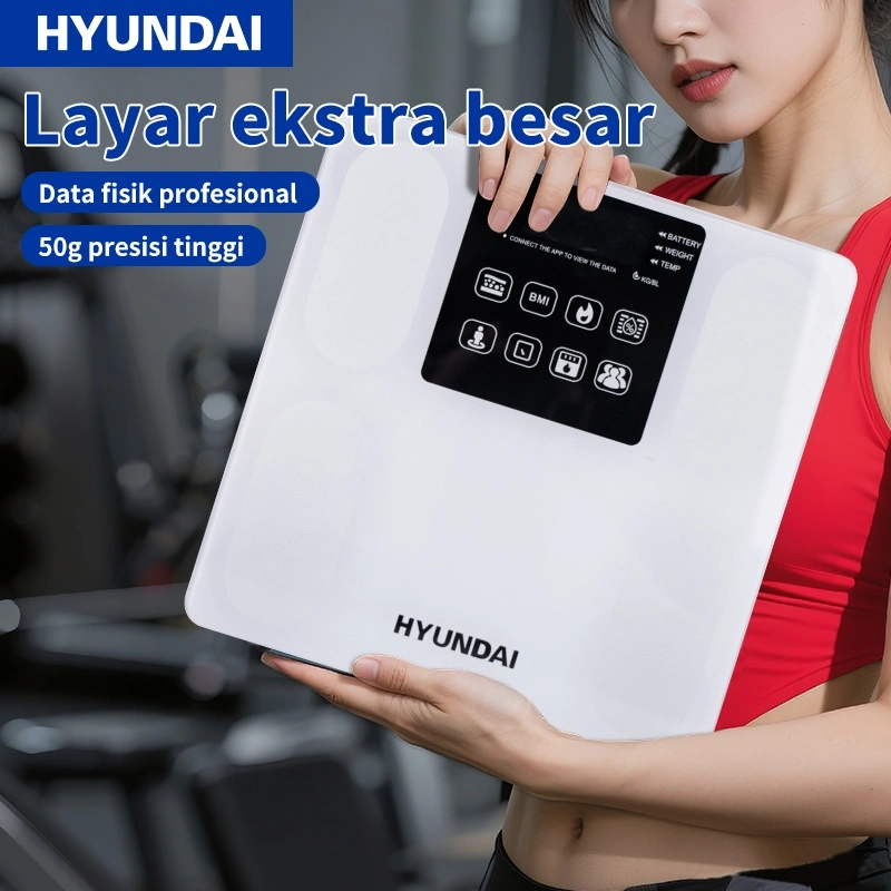 HYUNDAI Timbangan badan digital pengukur body fat scale weight scale alat ukur timbanganlemakdigital