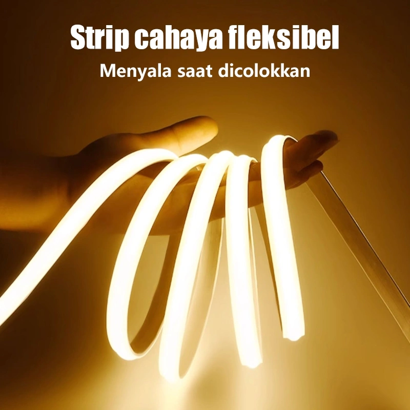 LED Lampu Neon 220v 10 meter Outdoor ip65 Huruf DIY 220v  cahaya ruangan STRIP CAHAYA FLEKSIBEL 20M