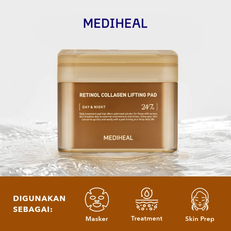 Mediheal Retinol Collagen Lifting Toner Pad