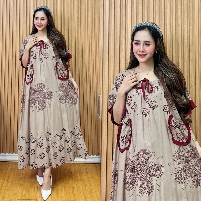 DASTER ANDIN ARAB FUJI BINTANG || BAHAN RAYON SUPER GRADE A ORI || MODEL RESLETING DEPAN BUMIL LD 120