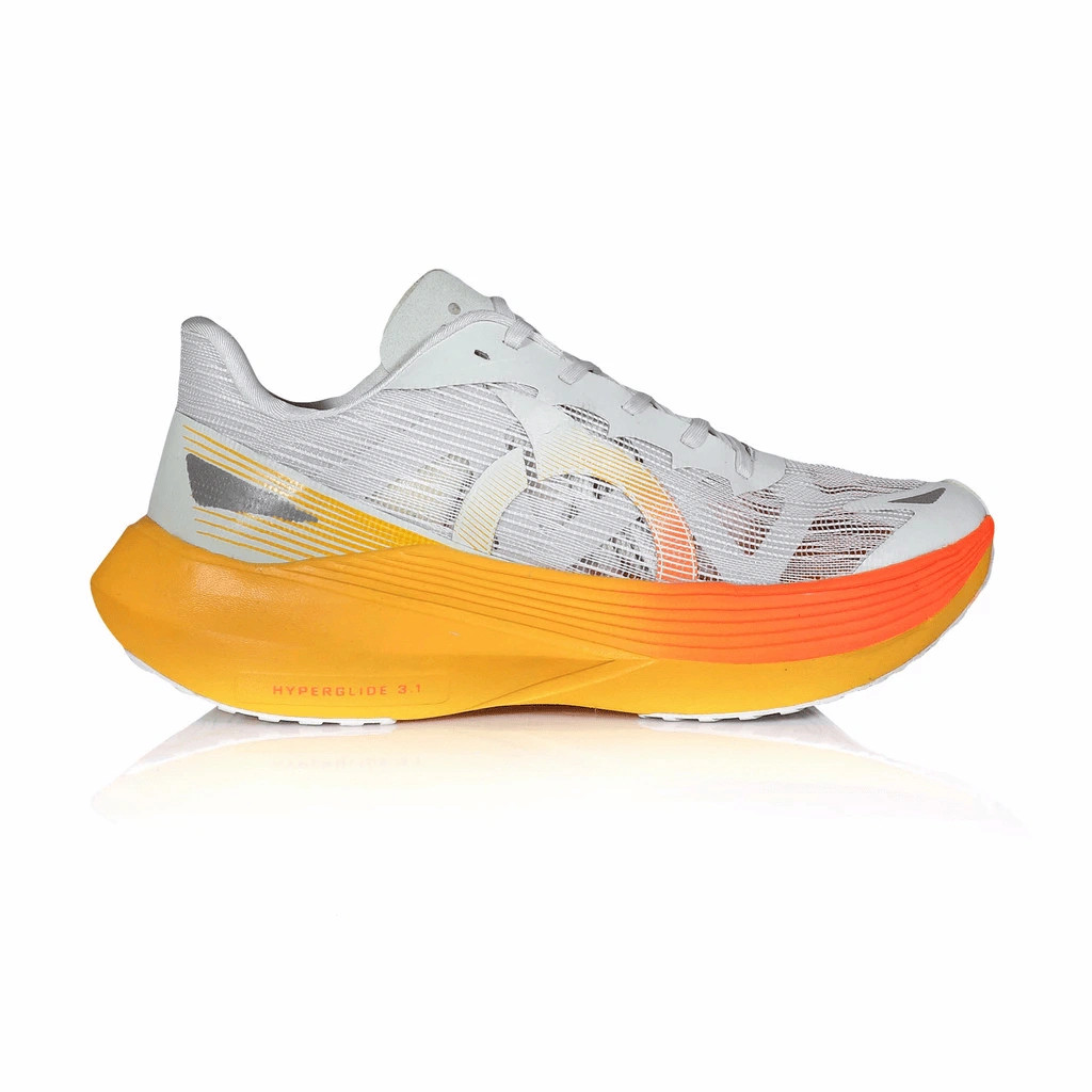 Ortuseight Sepatu Lari/Running Hyperglide 3.1 - Light Grey /Ortrange