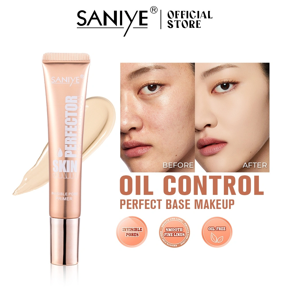 SANIYE Primer Cream Skin Perfect Makeup Base Tahan Lama Invisible Pore Wajah Kosmetik R3092
