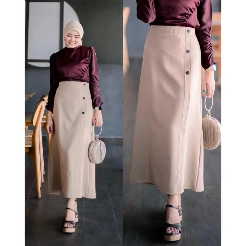 Luna Skirt // Rok Panjang Wanita Bengalin Premium