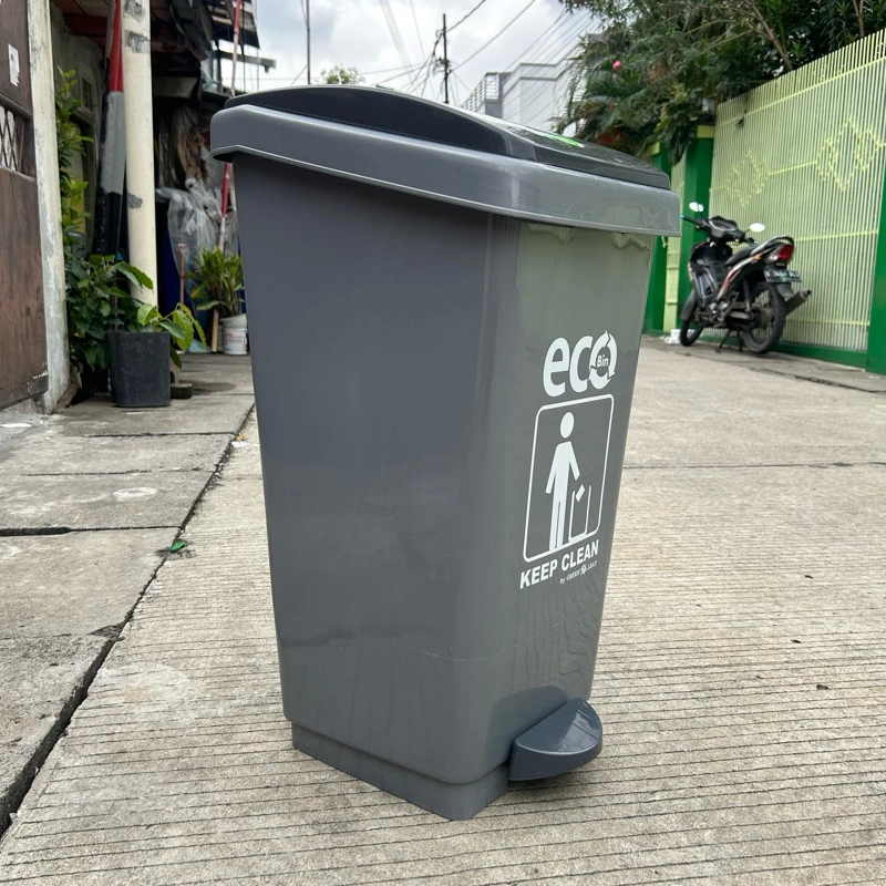 Atari - Tempat Sampah Injak 50 Liter Abu-Abu / Tong Sampah