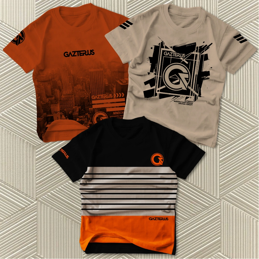 Paket 3 Pics Kaos Anak Distro Laki-Laki Branded Premium Katun 30's Halus Lembut Semua Motif