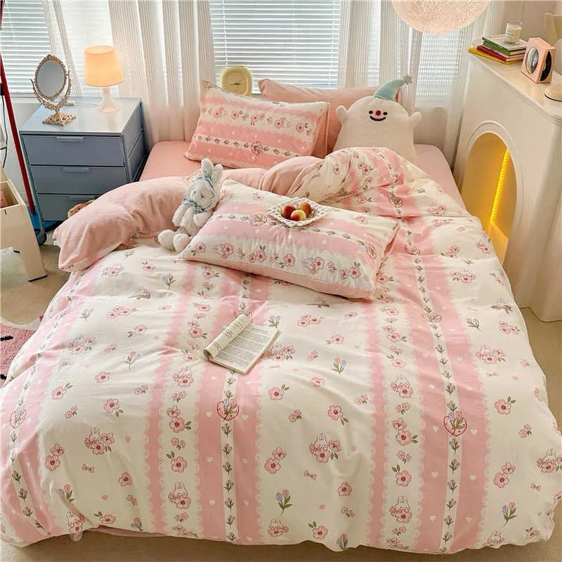 SPREI 120, 160, 180 x 200 ANTI GESER free Sarung Bantal Guling Aesthetic Homemade Tinggi 20cm