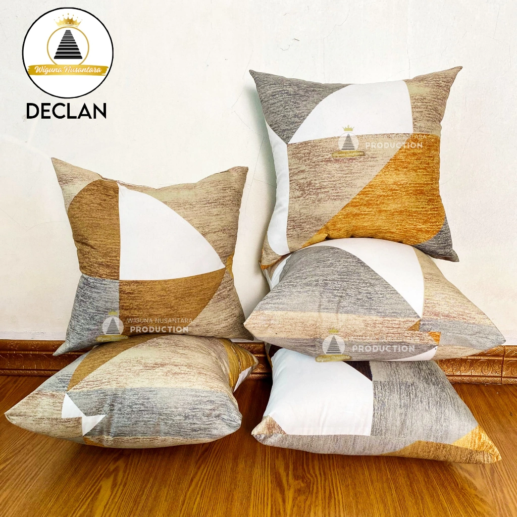 Bantal Sofa Aesthetic 1 Set Isi 5 pcs Bahan Super Adem Lembut Isian Silikon