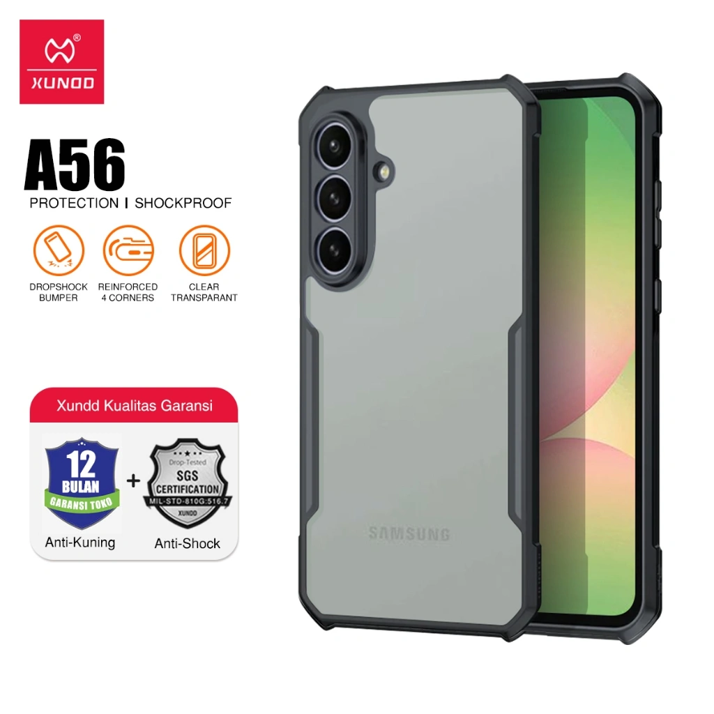 XUNDD Case Untuk Samsung A56 5G 6.7 inch Case Shockproof Slim Transparan Casing Belakang / dengan Perlindungan Kamera / Bingkai Bumper TPU Lembut Tahan Guncangan / Airbag Case / Anti Crack Case