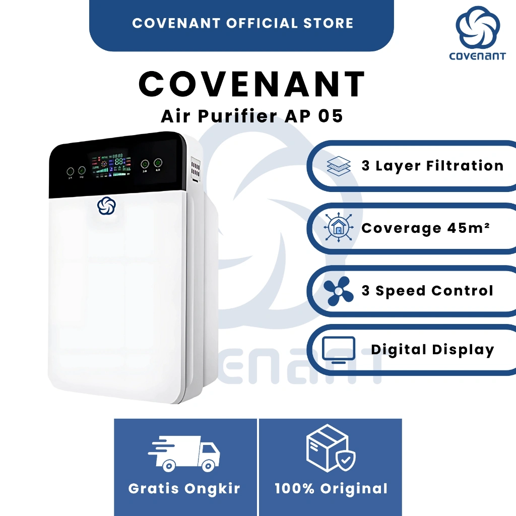 Covenant Air Purifier AP-05 Pembersih Udara Dengan Hepa Filter
