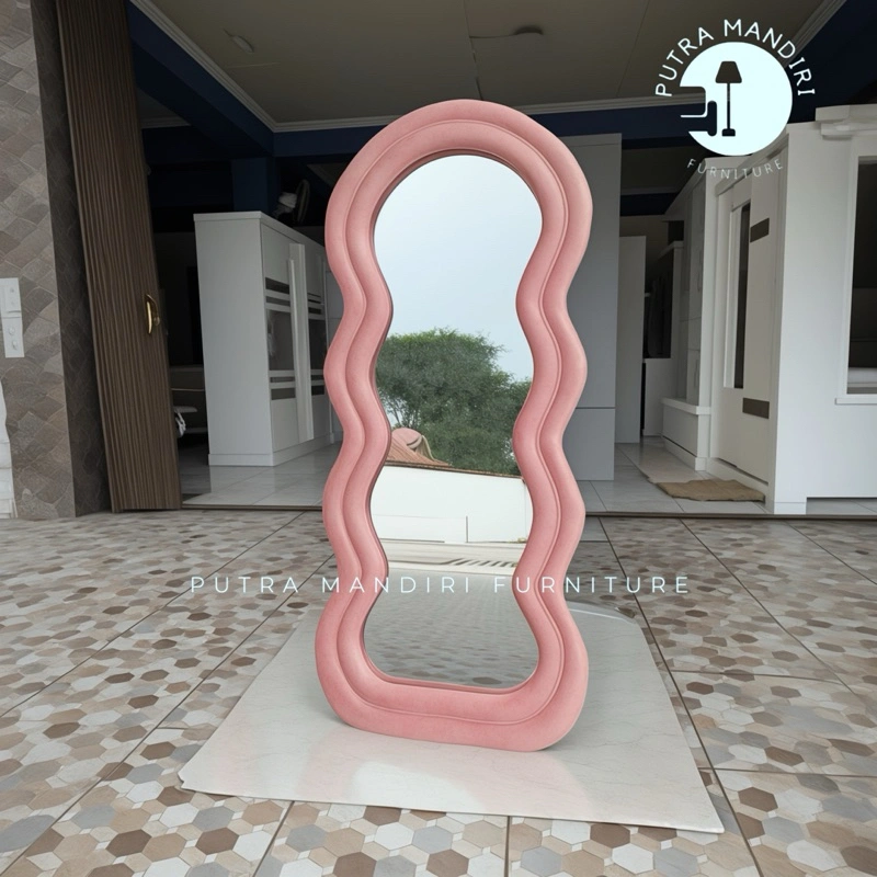 Standing Mirror Cermin Aesthetic Standing Mirror Wave Cermin Pinterest