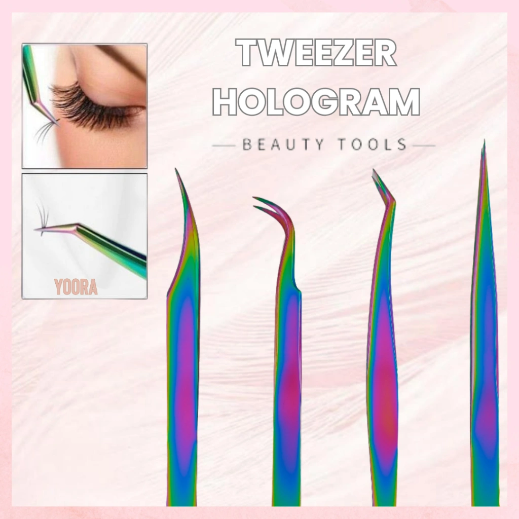 Tweezer Hologram / Warna Eyelash Extention