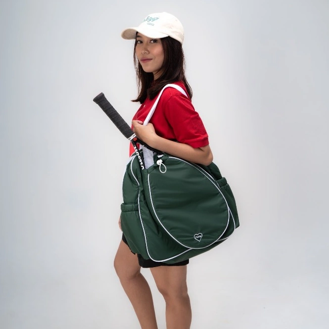 Flashy Tas Olahraga Wanita HENIN | Tas Tenis & Padel Tahan Air | Tas Raket Stylish