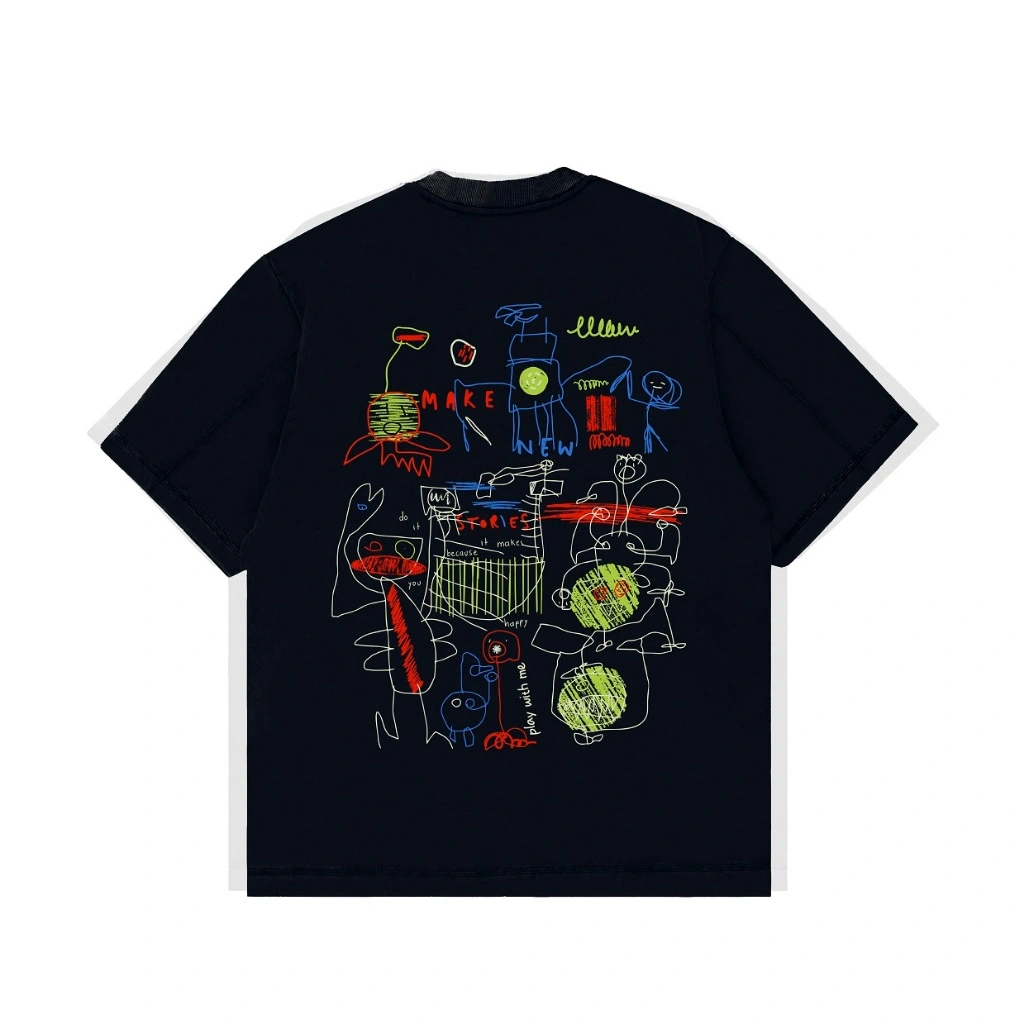 Onoma Katun Bangkok - Oversized Tshirt Story Maker Black - Kaos