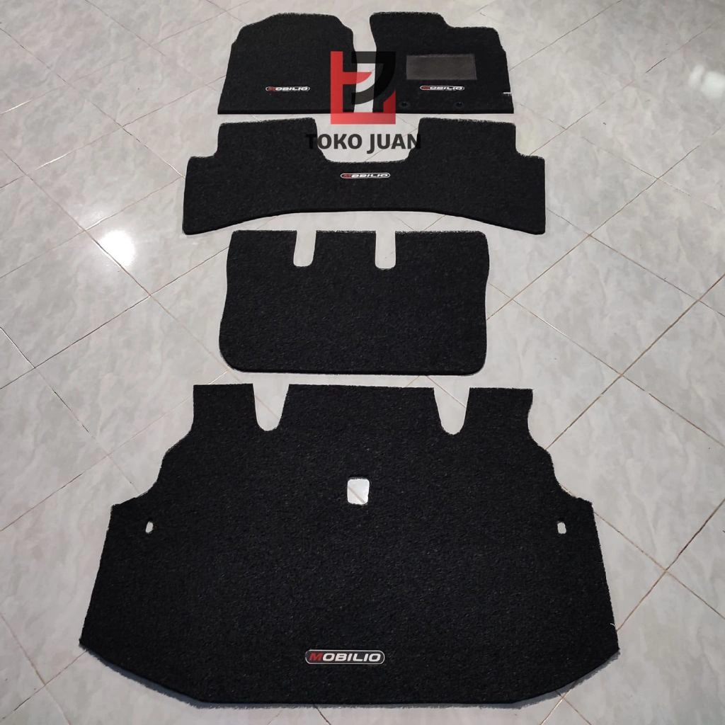 Karpet Mie Bihun mobil honda mobilio brv 1 baris 2 baris 3 baris fullset full bagasi