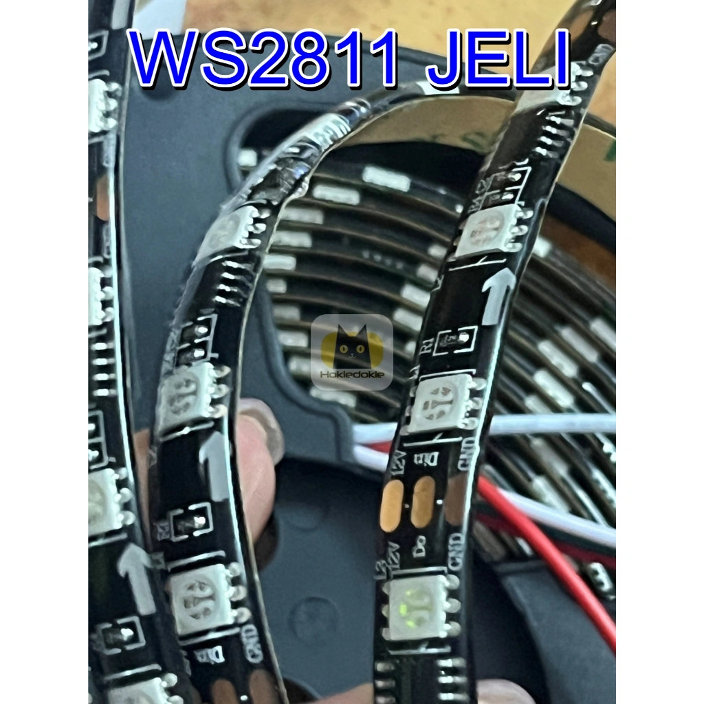 LED Strip WS2811 12v IP67 smart led Anti air Gel coating jeli