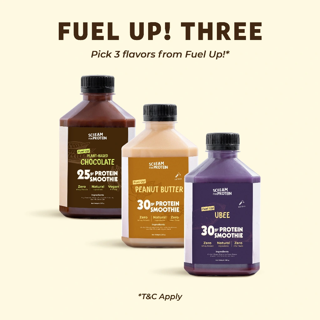 Fuel Up! Three - 90G Protein Smoothie | Scream For Protein