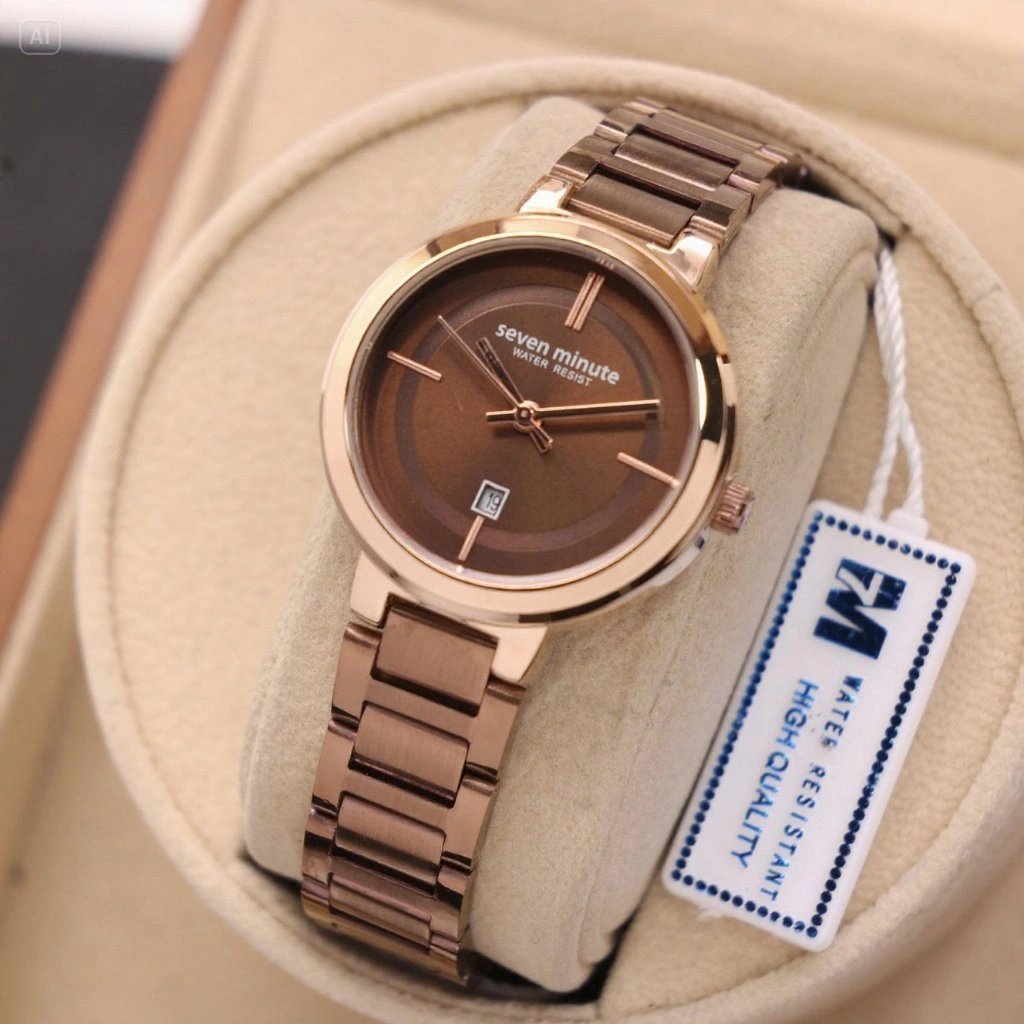 SEVEN MINUTE M791 JAM TANGAN WANITA KEKINIAN, TAHAN AIR, FASHION SIMPLE COD CICILAN, RANTAI PREMIUM TGL