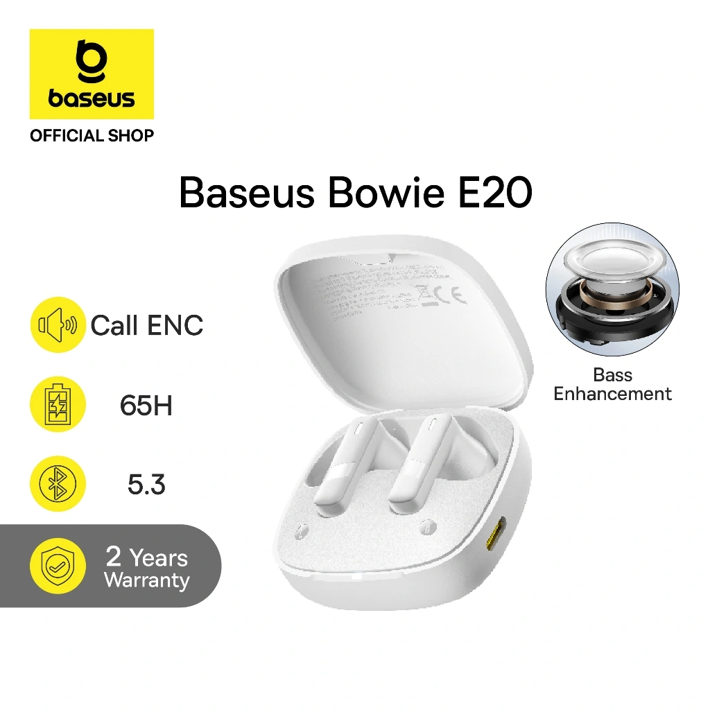 Baseus Bowie E20 TWS Mini True Wireless Bluetooth Earphones IPX 5
