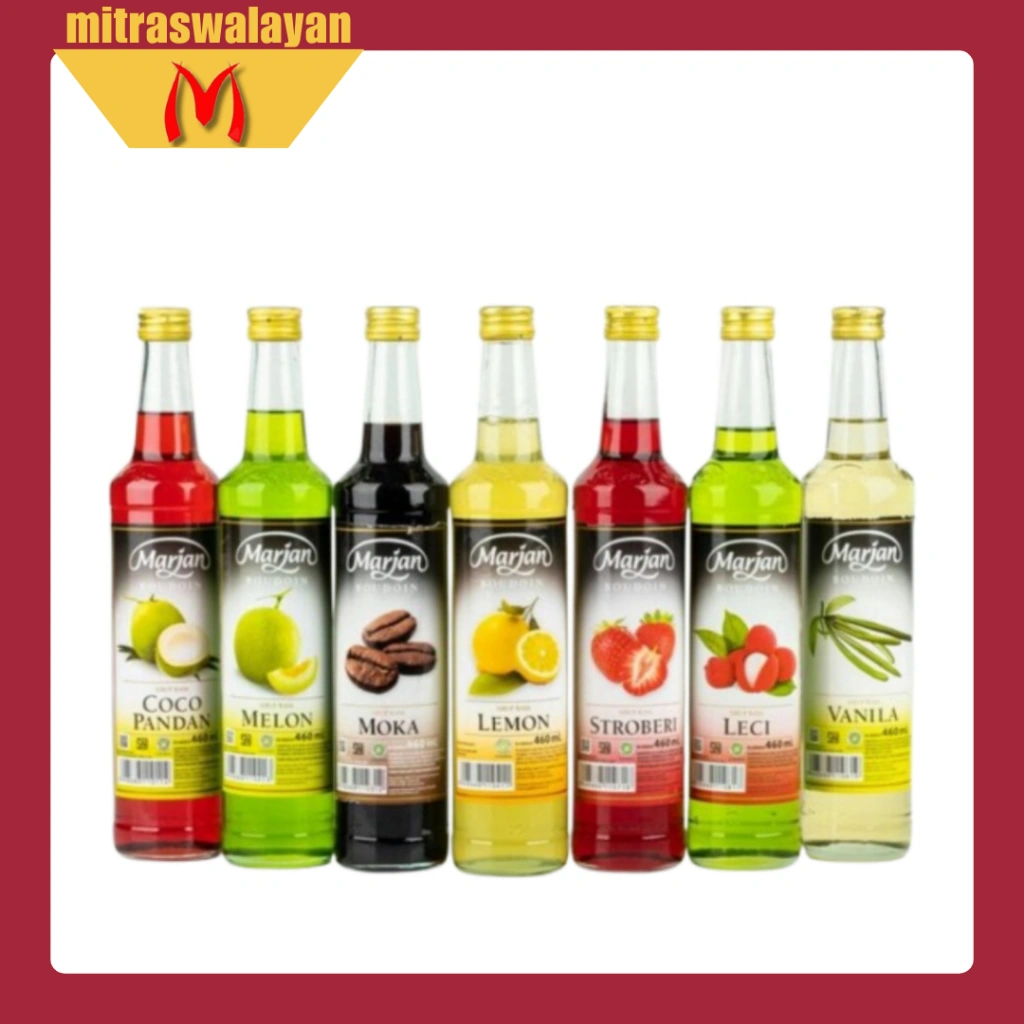 Sirup MARJAN BOUDOIN Kemasan Botol Kaca 460 ml