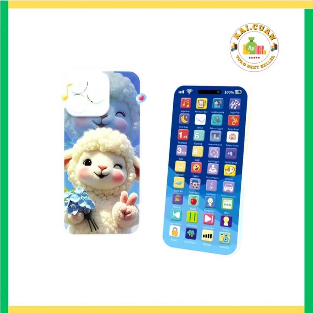 (KAI)Mainan Hp Edukasi Anak /Mainan Puzzle Mobile Bayi Multifungsi