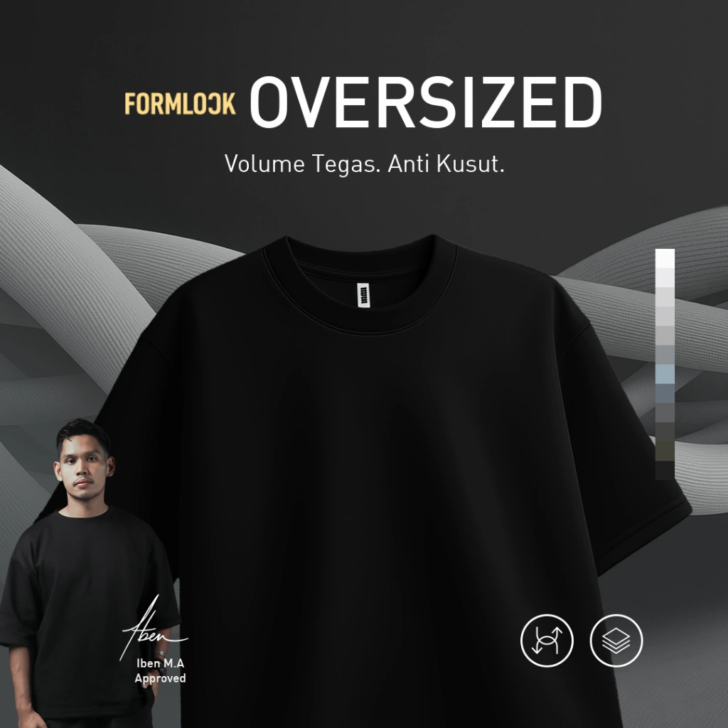 No Void Minds FORMLOCK Oversized T-Shirt | Charcoal