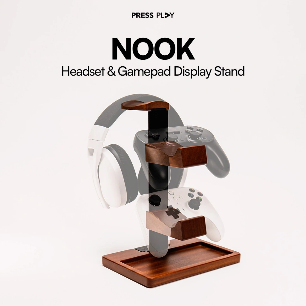 NOOK Headset & Gamepad Display Stand by Press Play