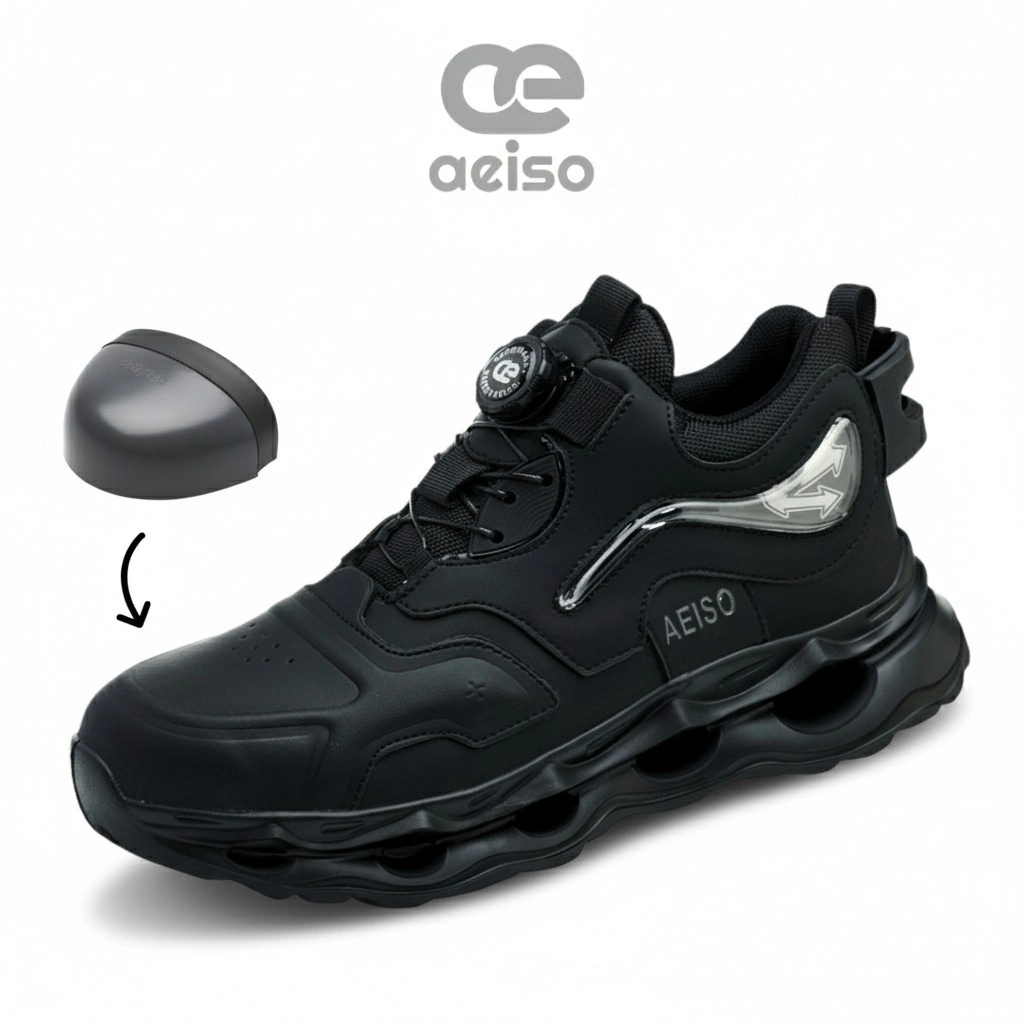 Aeiso - Sepatu Sport Casual extra penguat di ujung sepatu  untuk kerja lapangan ringan  Non K3