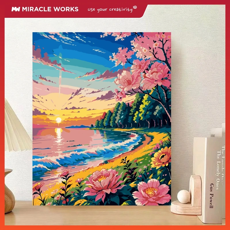 MW Paint By Number Kit 40x50cm DIY Digital Painting Kit With Kanvas