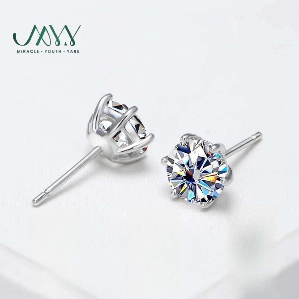 Myy Earrings Perak 925 anting wanita Sterling Silver Anting Studs Berlian Anti-Alergi