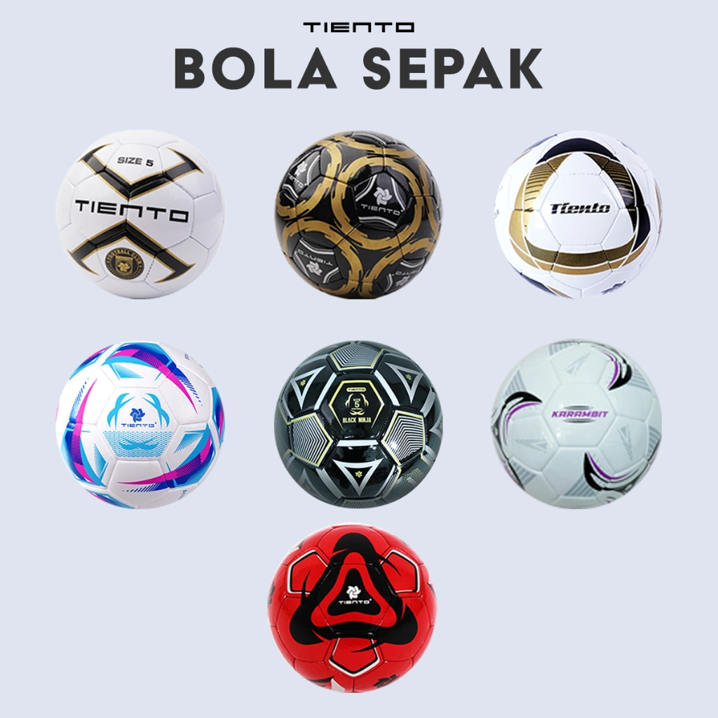 Tiento Bola Futsal Ball Size 4  Dan Bola Sepak Size 5  Standar IFAB FIFA Internasional Gratis Pentil