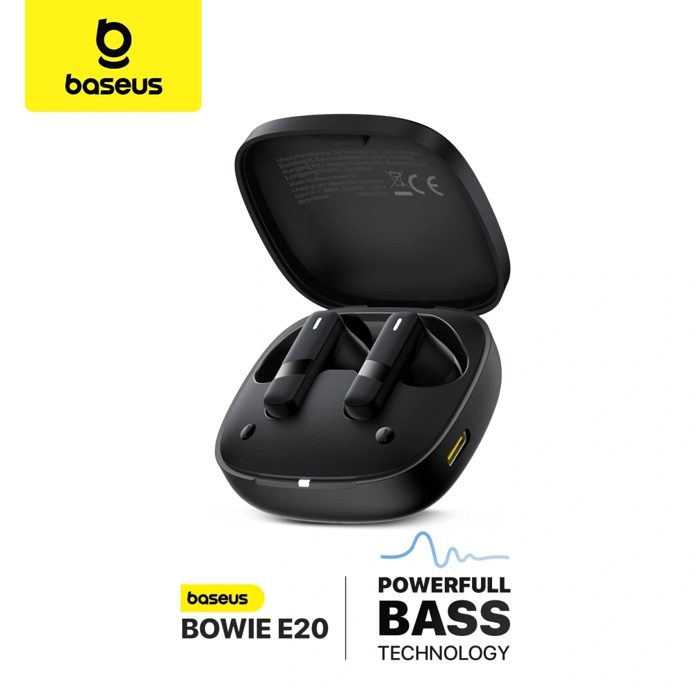 Baseus Bowie E20 True Wireless Bluetooth Earphone TWS Mini Earbuds Powerful Bass
