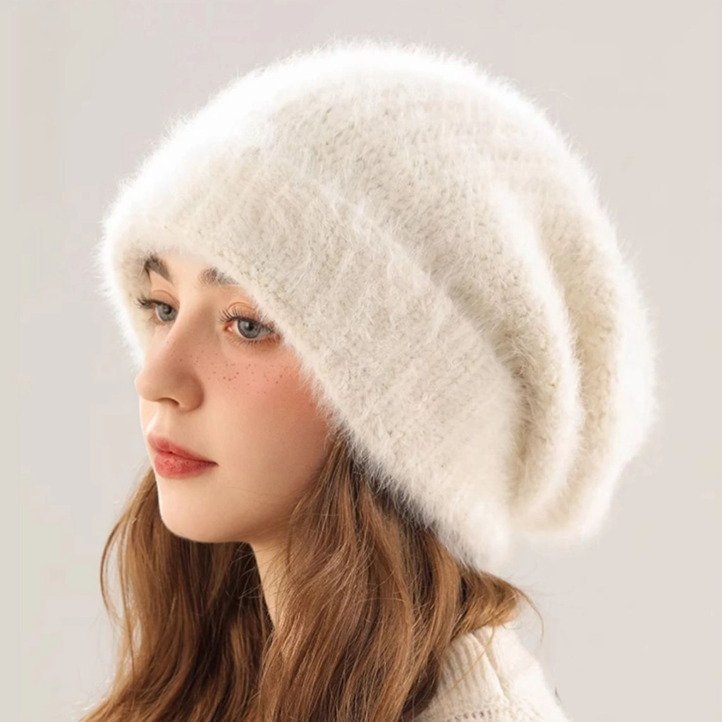 NEW #7050 Winter Fur Beanie | Korean Ladies Fashion | Topi Bulu Wanita Musim Dingin