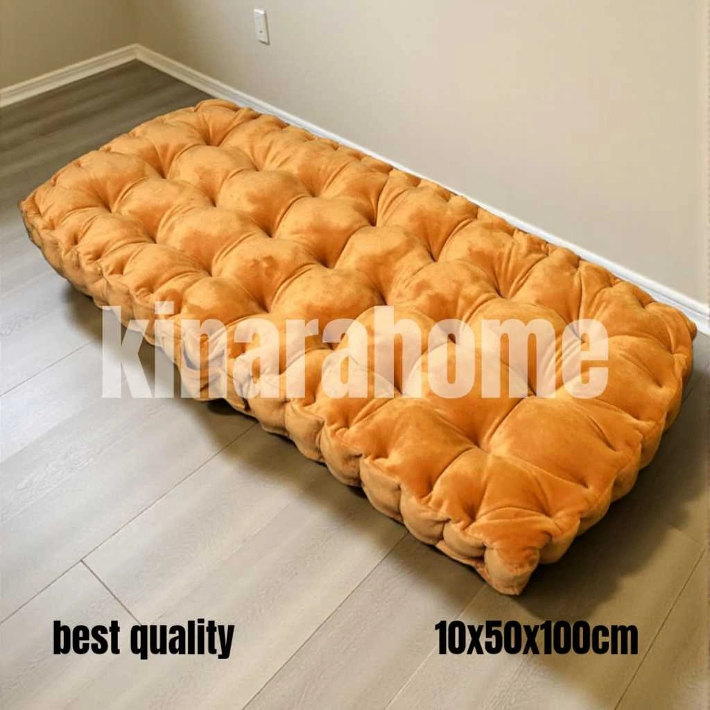 RumahLiyya Bantal Alas Duduk lantai Kursi Sofa Panjang Ukuran 10x50x100 - Luisa v5
