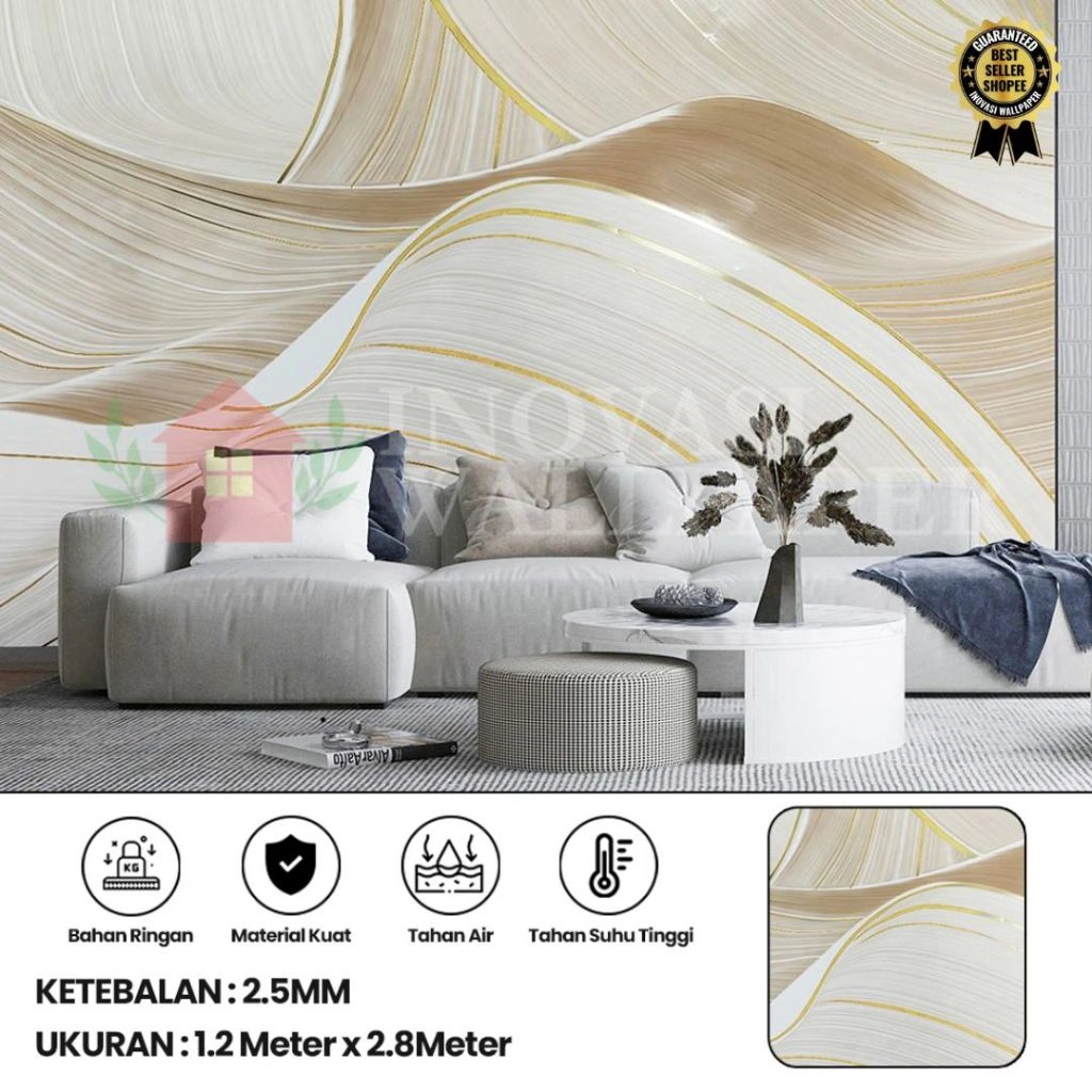 [120Cm X 280Cm] Wallpaper Dinding Vinyl Marble Premium Pet Tebal 2,5 Mm Aesthetic Marble Granit Stiker Kamar Tidur Ruang Tamu Kamar Mandi Dapur Wallpaper Anti Air Dan Minyak Motif Marmer Wallpaper Dinding 3D Keramik Anak Dekorasi