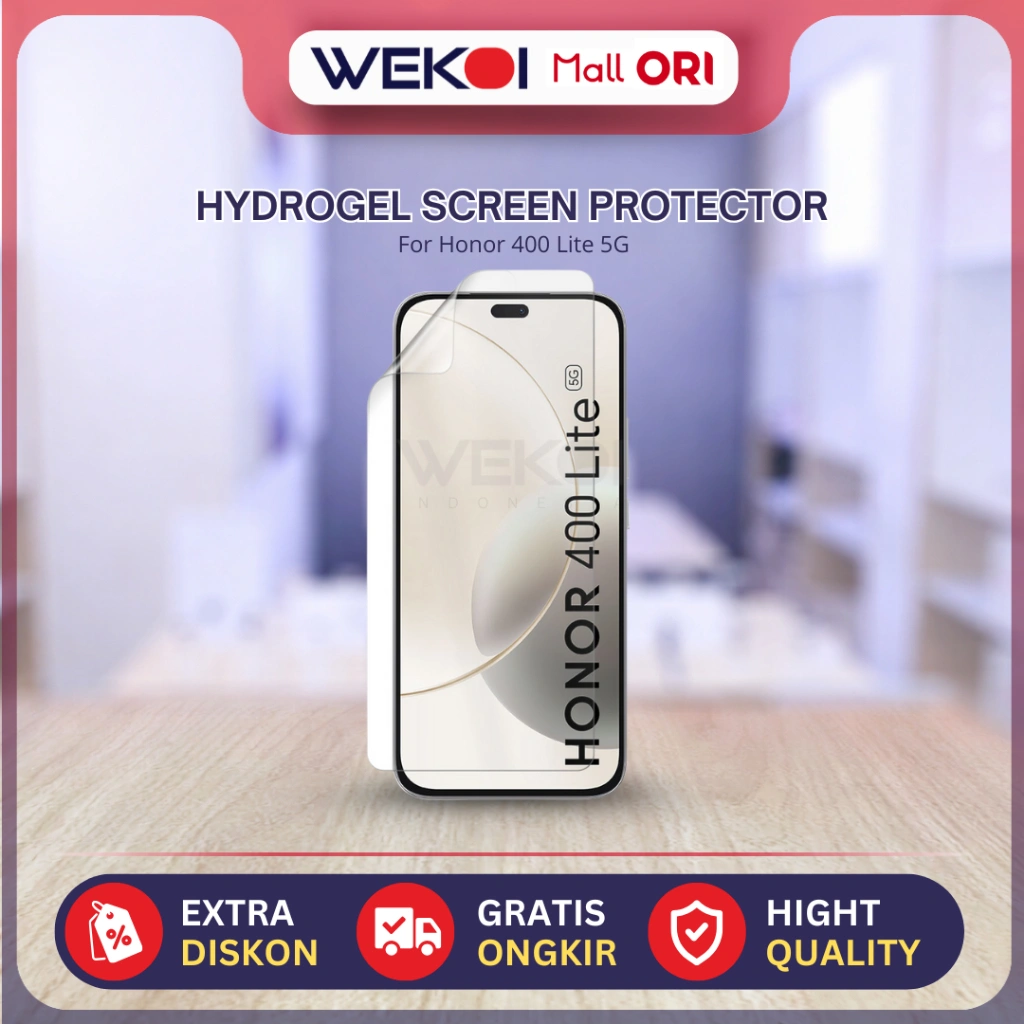 WEKOI Hydrogel HONOR 400 Series | Pelindung Layar Anti Gores Smartphone | Screen Protector Handphone