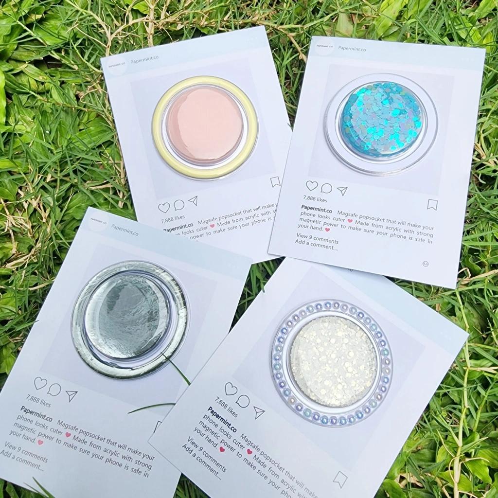 [Artopia] Magsafe Simple Elegant Estetik Aesthetic Popsocket Griptok Phone Grip Circle Bulat Elegan